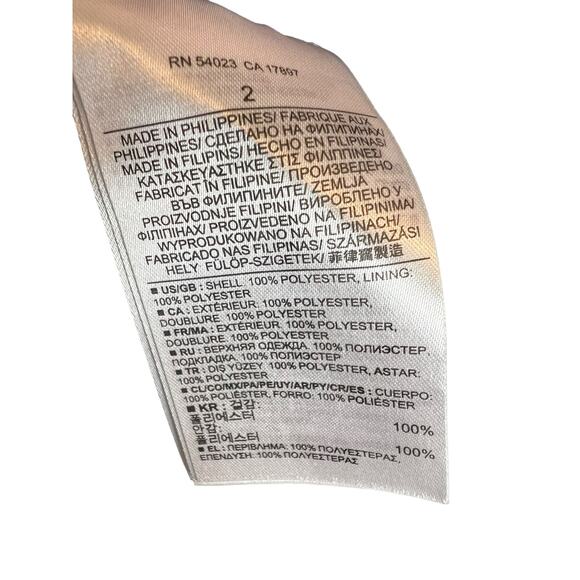 Banana Republic Factory Womens Skirt Keys Navy Blue Ruffled 2 - Picture 6 of 8